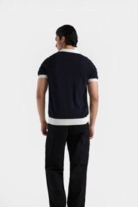 Polo de punto de verano para hombre, camiseta informal de manga corta con cuello en V, polos de manga corta de alta calidad para hombre - Product Image 6
