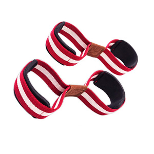 Logotipo personalizado Figura 8 Muñequeras para Fitness y Culturismo Levantamiento de potencia Gimnasio Entrenamiento Levantamiento de pesas Figura 8 Correas - Product Image 5