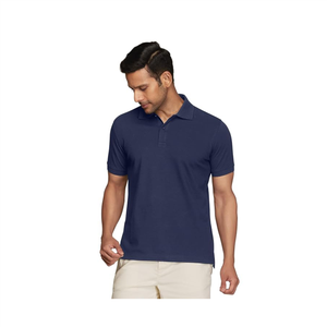 เสื้อยืดผ้าฝ้ายคอโปโลผู้ชายระบายอากาศได้ดีเหมาะสำหรับดูมีระดับลำลอง - Product Image 1