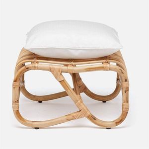 New Arrival Rattan Ottomans Handwicker Follow Retro Style Suitable for <b>Outdoor</b> Chill Party in the Terrace or Picnic From Vietnam - Product Image 4