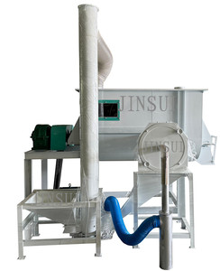 Línea de Producción Automática de Alimento en Polvo 2-6 T/H con Báscula Electrónica y Mezcladora para Procesamiento de Alimento para Pollos, Cerdos y Ganado - Product Image 2