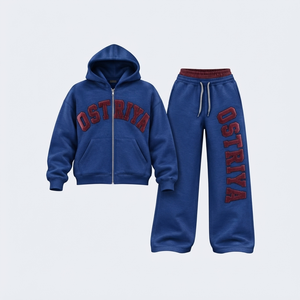 <b>Top</b> Manufacturer High Quality Hot Selling Full Sleeves Hooded <b>Zipper</b> Front Letter Casual Wear Quick Dry Men's Fashion Tracksuit - Product Image 5
