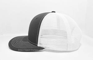 Vente en gros de casquettes de camionneur de haute qualité chapeaux à 6 panneaux avec étiquette tissée personnalisée logo activités de plein air chapeaux de sport respirants à dos en maille - Product Image 4