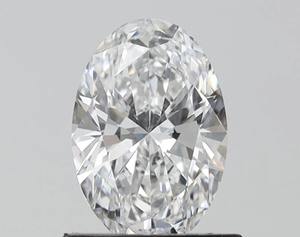 เพชร CVD ทรงรี ขนาด 1.00 กะรัต สี D ความสะอาด VVS-VS ได้รับการรับรองจาก IGI ขายส่ง - Product Image 1