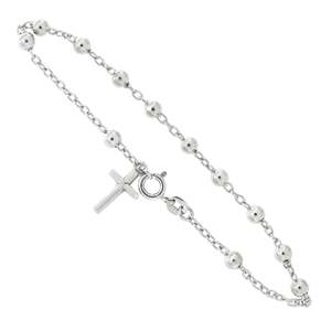Bracciale Rosario Artigianale in Argento Sterling, Realizzato in Italia - Product Image 1