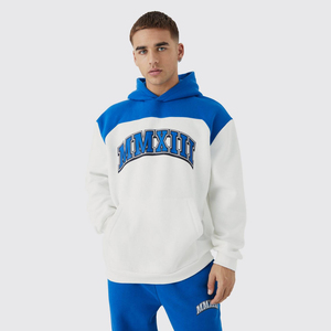 Ensemble survêtement en polaire léger et confortable pour hommes, pull à capuche à séchage rapide, manches longues, logo personnalisé, grande taille - Product Image 4