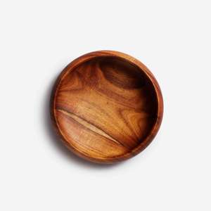 Tazón desechable para servir sopa de ensalada de madera de acacia, cocina comercial de alta calidad, Camping, tamaño personalizado, hecho a mano - Product Image 5