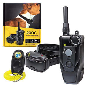 Collar de choque recargable para perros impermeable con control remoto de mano para entrenamiento de obediencia y Control de comportamiento - Product Image 1