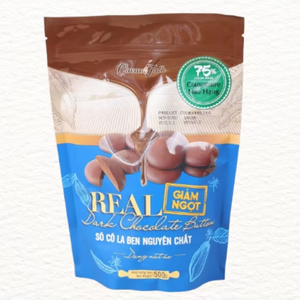 Precio bajo Listo para envío OEM Halal Real Botón de chocolate oscuro 75% cacao 1KG 5KG 10KG panadería caramelo comida al por mayor - Product Image 1