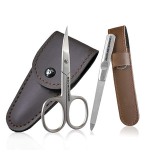 ชุดอุปกรณ์ทำเล็บมือและเล็บเท้า AESCO INSTRUMENTS ทำจากสแตนเลสอย่างดี พร้อมกรรไกรตัดเล็บ ตะไบเล็บ กรรไกรตัดหนังกำพร้า และที่ขูดเพชร - Product Image 1