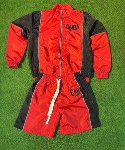 Survêtement d'hiver unisexe de haute qualité en nylon/satin avec fermeture éclair entièrement personnalisable pour la course à pied, l'entraînement et l'échauffement respirant - Product Image 1