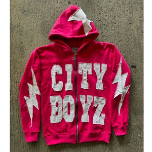 Hoodies pour hommes de qualité supérieure, fabriqués en usine, coupés et cousus, coupe classique, streetwear d'hiver, 100% coton, teinture unie, respirant, séchage rapide - Product Image 6