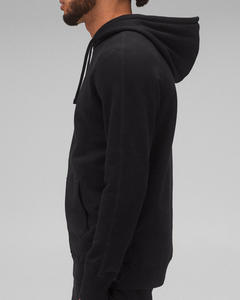 Style urbain hommes Unique respirant mi-poids pull réglable à capuche sweat à capuche doux confortable coton mélangé vêtements de sport veste - Product Image 3