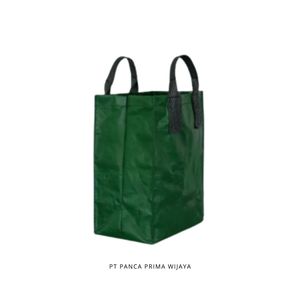Sac à provisions à double ceinture écologique de haute qualité modèle personnalisé fourre-tout d'épicerie en HDPE pliable durable pour un usage quotidien - Product Image 2