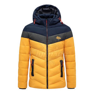 Chaqueta Softshell transpirable impermeable para hombre con capucha desmontable abrigo de burbujas de invierno tela de nueva condición - Product Image 1