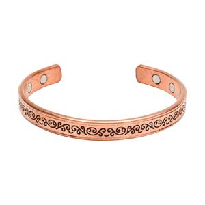 Stylish Healing Copper Fashion <b>Bracelets</b> Braided and Textured Detailing Bangles for Wellness and Fashion - Product Image 1