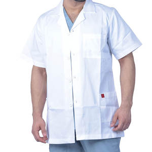 Precio barato Hombres Farmacia Personal Scrub Bata de laboratorio Venta al por mayor Más vendidos Hombres Hospital Scrub Bata de laboratorio - Product Image 3