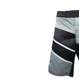 Pantalones cortos de MMA con logotipo personalizado de alta calidad, ropa competitiva de boxeo y artes marciales con técnicas lavadas al mejor precio - Product Image 4
