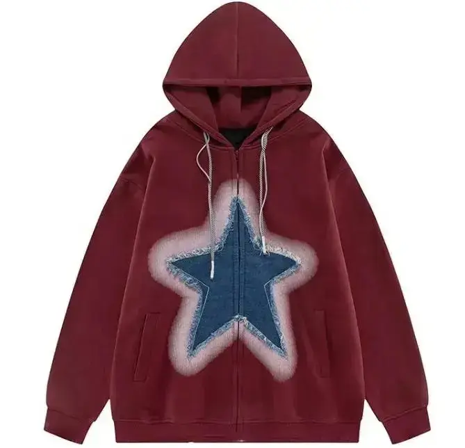Garment OEM french terry custom chenille patch hoodie heavyweight cotton 3d embroidered hoodies
