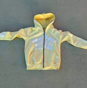 400Gsm ฮู้ดสั่งพิมพ์ลาย3D มีโลโก้สำหรับผู้ชาย3D เฟรนช์เทอร์รี่3D บ็อกซี่มีซิปปิดไหล่เฮฟวี่เวท - Product Image 6