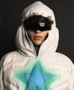 Blouson d'hiver épais et chaud en duvet de nylon pour hommes avec logo personnalisé OEM - Product Image 3
