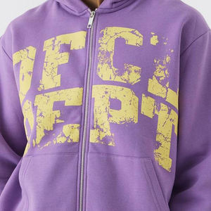 Venta al por mayor OEM servicio personalizado de alta calidad de los hombres de chándal de peso pesado de los hombres de cremallera Jogging Suit para invierno chándal para hombres - Product Image 4