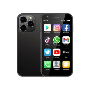 Dễ Thương 3 inch mini điện thoại di động 4GB + 128GB Kích thước nhỏ Dual Sim điện thoại di động 4G LTE Android mini điện thoại thông minh