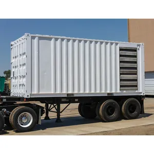 Groupe électrogène diesel industriel triphasé d'occasion 500 kW, sortie 120/208 V, remorquable, pour usage commercial, alimentation de secours avec option ATS - Product Image 1