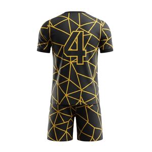 Uniforme de Fútbol Sublimado Personalizado, 100% Poliéster, Conjunto de Camiseta y Pantalones Cortos, Transpirable, Ropa Deportiva Sublimada para Hombre - Product Image 2