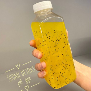 Botella de plástico PET cuadrada de 500ml de alta calidad OEM al por mayor con opciones de cubierta para champú a bajo precio en Turquía - Product Image 1