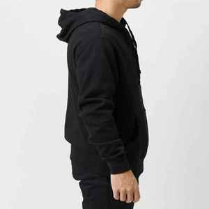 Men's Winter High Quality Lightweight Breathable 100% Cotton Fleece <b>Hoodie</b> Zipper Pullover Custom Logo Solid <b>Plain</b> Dyed - Product Image 2
