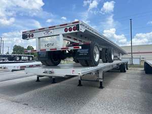 Good Condition Low Price 3 Axles 40ft 50 Tons Flatbed semi trail Used 13 Meters Flatbed Container Semi <b>Trailer</b> for factory price - Product Image 1