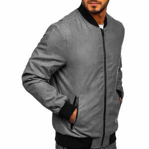 Chaqueta Bomber Ligera de Alta Calidad para Hombre, Parches Bordados Personalizados, Nuevo Diseño, Tela Transpirable, Chaquetas de Moda Masculina - Product Image 3