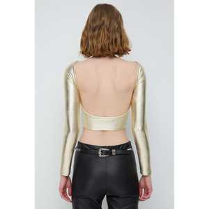 Blusa Corta de Manga Larga - Product Image 4