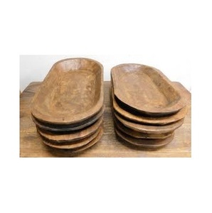 Cuencos de Madera para Velas, Decoración Rústica para Mesa de Comedor, Navidad, Bodas, Decoración del Hogar, Cuenco de Madera para Velas al Precio Más Bajo - Product Image 3