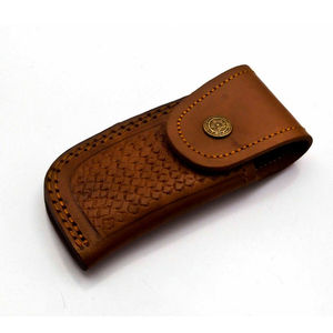 Nouveau couteau de chasse pliant en acier inoxydable de haute qualité, manche en bois confortable, design personnalisable OEM, bord dentelé - Product Image 4