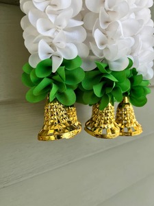 Guirlande de ficelle de toile de fond de jasmin, tenture murale, décor à la maison, décoration de mariage indien, guirlande décorative, décor de fête de festival - Product Image 3