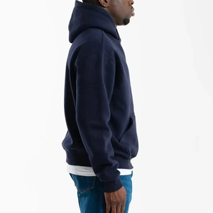 Sweat-shirt à capuche en molleton pour homme PUFFIN SPORTS avec logo frontal, 100% coton respirant, impression numérique, teinture unie, hiver - Product Image 6