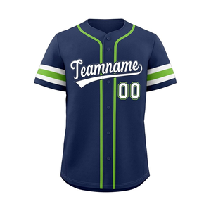 Prix raisonnable Tendance Meilleure vente Ensemble de maillots de baseball personnalisés pour hommes Vêtements d'équipe respirants de haute qualité - Product Image 1
