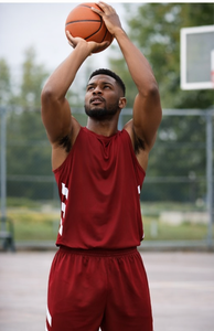 Conjunto de Uniforme de Baloncesto Personalizado Unisex |   Jersey y Pantalones Cortos Transpirables de Secado Rápido |   Ropa de Práctica para Equipos OEM - Product Image 3