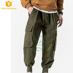 <b>Men's</b> Casual Joggers Pants Baggy Cotton Drawstring Tapered Sweatpants Multi-Pocket Cargo <b>Hippie</b> Loose Fit <b>Trousers</b> Mid Straight - Product Image 2
