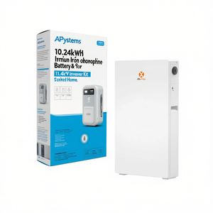 Kit batterie au phosphate de fer et lithium APsystems APstorage 10,24 kWh et onduleur 11,4 kW pour la maison - Product Image 2
