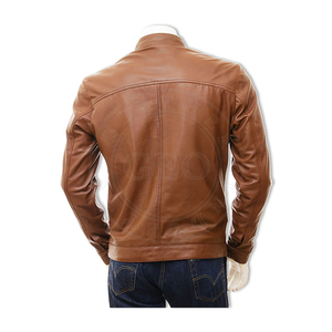 Vestes en cuir véritable à la mode pour hommes Dernier style 2026 - Product Image 4