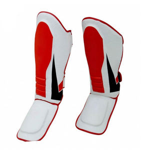 Protège-tibia en nylon multicolore personnalisé Protège-tibias en cuir résistant aux arts martiaux Protège-cou-de-pied de boxe pour la protection des jambes - Product Image 6