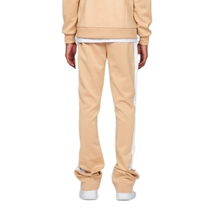 ชุดวอร์มสำหรับผู้ชายเสื้อแจ็กเก็ตและกางเกงแนวสตรีทแบบมีซิปเครื่องแต่งกายสองชิ้นแฟชั่นลำลองพิมพ์ลายทางด้านข้าง - Product Image 6