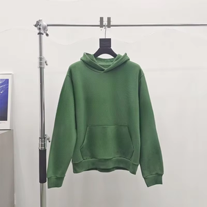 Sudadera con capucha de algodón de 450g personalizada de peso pesado de alta calidad - Product Image 5