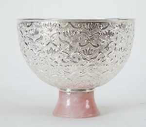 Wholesale Unique Serving <b>Bowl</b> With Base for Home Hotel Restaurant Tabletop & Dinnerware <b>Silver</b> Color Fruit and Food Serving <b>Bowl</b> - Product Image 6