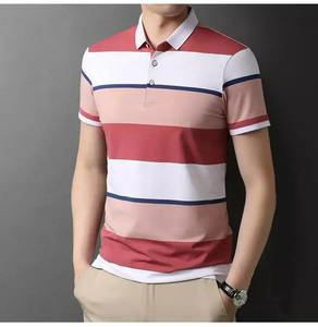 Vente en gros T-shirt de haute qualité pour hommes T-shirt polo en coton et polyester pour hommes avec logo personnalisé T-shirts pour hommes Nouveau de haute qualité 2025 - Product Image 2