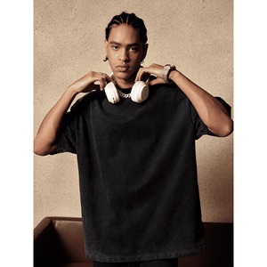 Camisetas de Alta Calidad Personalizables, Estilo Nuevo, 280 g/m², 100 % Algodón, Diseño de Copo de Nieve, Estilo Urbano, Manga Corta, Holgadas, Vintage, Lavadas - Product Image 5