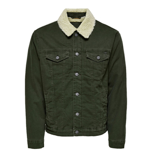 Veste en jean classique d'hiver pour homme avec style décontracté, finition délavée, coupe personnalisée, tissu en coton de qualité supérieure, respirant, haute qualité - Product Image 3